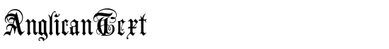 AnglicanText - Download Thousands of Free Fonts at FontZone.net