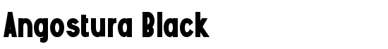 Angostura Black - Download Thousands of Free Fonts at FontZone.net