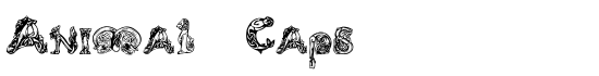 Animal Caps - Download Thousands of Free Fonts at FontZone.net