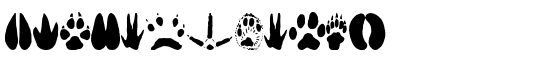 AnimalTracks - Download Thousands of Free Fonts at FontZone.net