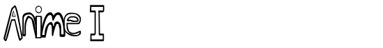 Anime I - Download Thousands of Free Fonts at FontZone.net
