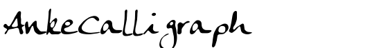 AnkeCalligraph - Download Thousands of Free Fonts at FontZone.net