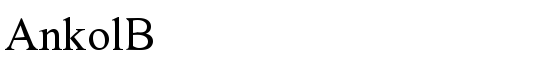 AnkolB - Download Thousands of Free Fonts at FontZone.net