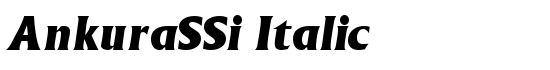 AnkuraSSi Italic - Download Thousands of Free Fonts at FontZone.net