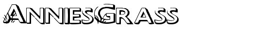 AnniesGrass - Download Thousands of Free Fonts at FontZone.net