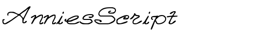 AnniesScript - Download Thousands of Free Fonts at FontZone.net