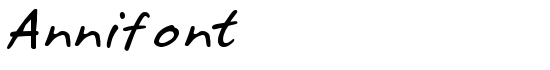 Annifont - Download Thousands of Free Fonts at FontZone.net