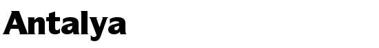Antalya - Download Thousands of Free Fonts at FontZone.net