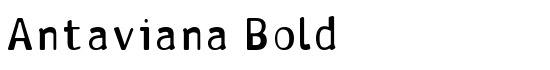 Antaviana Bold - Download Thousands of Free Fonts at FontZone.net