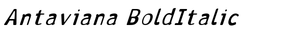 Antaviana BoldItalic - Download Thousands of Free Fonts at FontZone.net