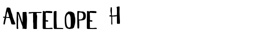 Antelope H - Download Thousands of Free Fonts at FontZone.net