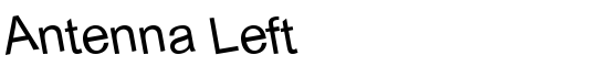 Antenna Left - Download Thousands of Free Fonts at FontZone.net