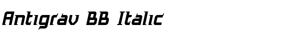 Antigrav BB Italic - Download Thousands of Free Fonts at FontZone.net