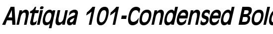 Antiqua 101-Condensed Bold Italic - Download Thousands of Free Fonts at FontZone.net