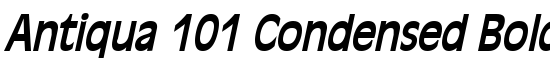 Antiqua 101 Condensed BoldItalic - Download Thousands of Free Fonts at FontZone.net