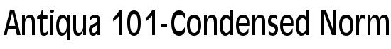 Antiqua 101-Condensed Normal - Download Thousands of Free Fonts at FontZone.net