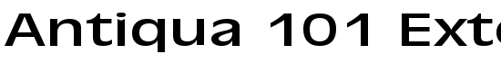 Antiqua 101 Extended Normal - Download Thousands of Free Fonts at FontZone.net