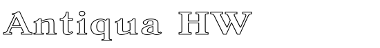 Antiqua HW - Download Thousands of Free Fonts at FontZone.net
