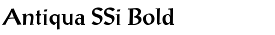 Antiqua SSi Bold - Download Thousands of Free Fonts at FontZone.net