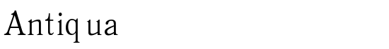 Antiqua - Download Thousands of Free Fonts at FontZone.net