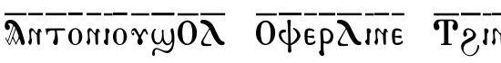 AntoniousOL OverLine Thin - Download Thousands of Free Fonts at FontZone.net