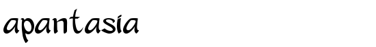 apantasia - Download Thousands of Free Fonts at FontZone.net
