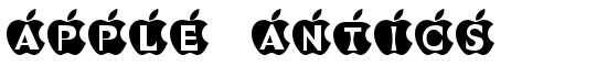 Apple Antics - Download Thousands of Free Fonts at FontZone.net