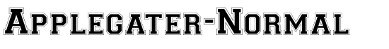 Applegater-Normal - Download Thousands of Free Fonts at FontZone.net