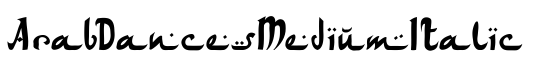 ArabDancesMediumItalic - Download Thousands of Free Fonts at FontZone.net