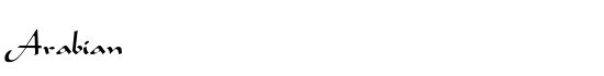 Arabian - Download Thousands of Free Fonts at FontZone.net