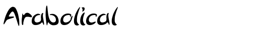 Arabolical - Download Thousands of Free Fonts at FontZone.net