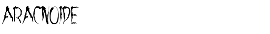 aracnoide - Download Thousands of Free Fonts at FontZone.net