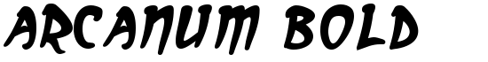 Arcanum Bold - Download Thousands of Free Fonts at FontZone.net