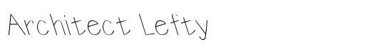 Architect Lefty - Download Thousands of Free Fonts at FontZone.net