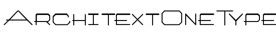 ArchitextOneType - Download Thousands of Free Fonts at FontZone.net