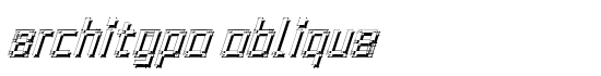 Architypo Oblique - Download Thousands of Free Fonts at FontZone.net