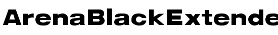 ArenaBlackExtended - Download Thousands of Free Fonts at FontZone.net