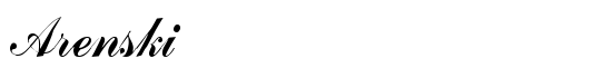 Arenski - Download Thousands of Free Fonts at FontZone.net