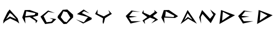 Argosy Expanded - Download Thousands of Free Fonts at FontZone.net