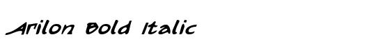 Arilon Bold Italic - Download Thousands of Free Fonts at FontZone.net
