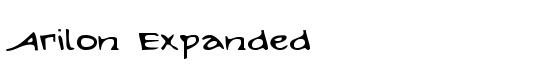 Arilon Expanded - Download Thousands of Free Fonts at FontZone.net