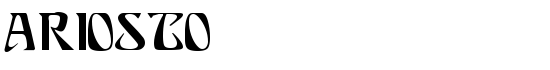 Ariosto - Download Thousands of Free Fonts at FontZone.net