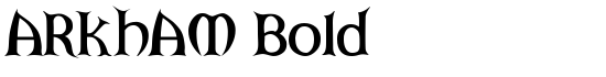 ARKHAM Bold - Download Thousands of Free Fonts at FontZone.net