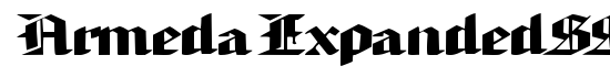 ArmedaExpandedSSK Bold - Download Thousands of Free Fonts at FontZone.net