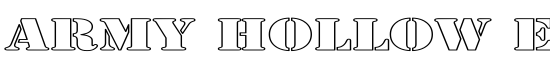 Army Hollow Expanded - Download Thousands of Free Fonts at FontZone.net