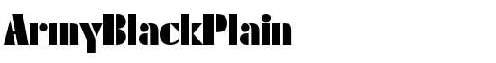 ArmyBlackPlain - Download Thousands of Free Fonts at FontZone.net