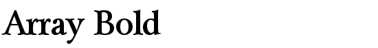 Array Bold - Download Thousands of Free Fonts at FontZone.net