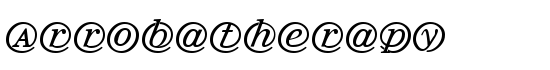 Arrobatherapy - Download Thousands of Free Fonts at FontZone.net