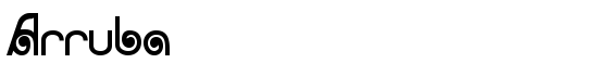 Arruba - Download Thousands of Free Fonts at FontZone.net