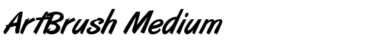 ArtBrush Medium - Download Thousands of Free Fonts at FontZone.net